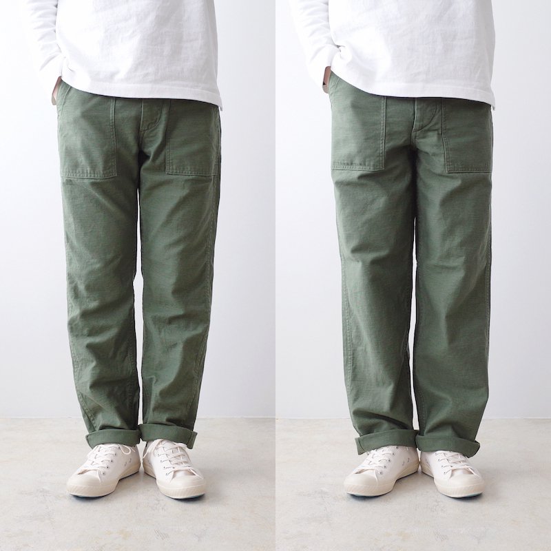 orSlow Slim Fit Fatigue Pants - Green