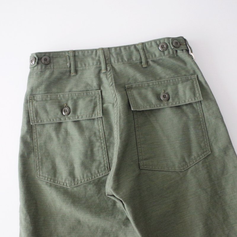 orSlow オアスロウ Short Length US Army Fatigue Pants Green レディース