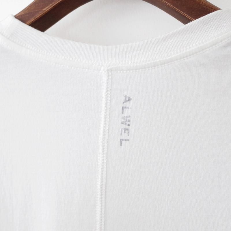 ALWEL Half Sleeve Tee White
