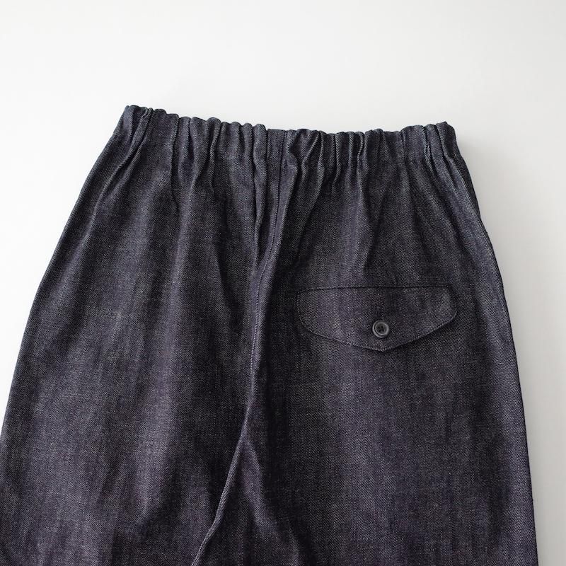 ゴーシュ セルベッチデニム テーパードパンツ ネイビー