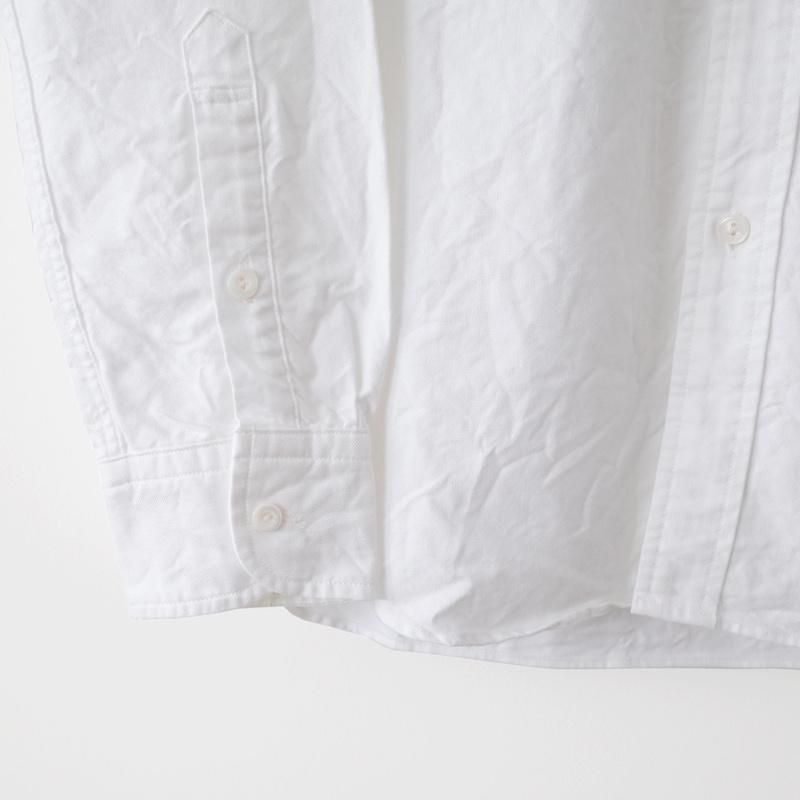 Ordinary fits オーディナリーフィッツ Invisible B.D Shirt White