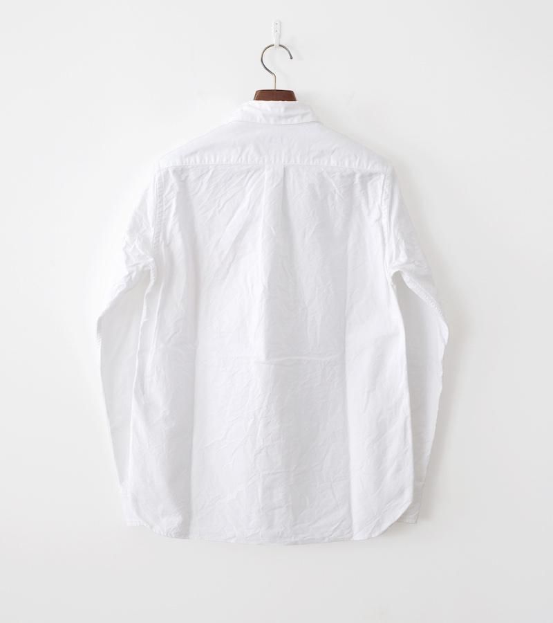 Ordinary fits オーディナリーフィッツ Invisible B.D Shirt White