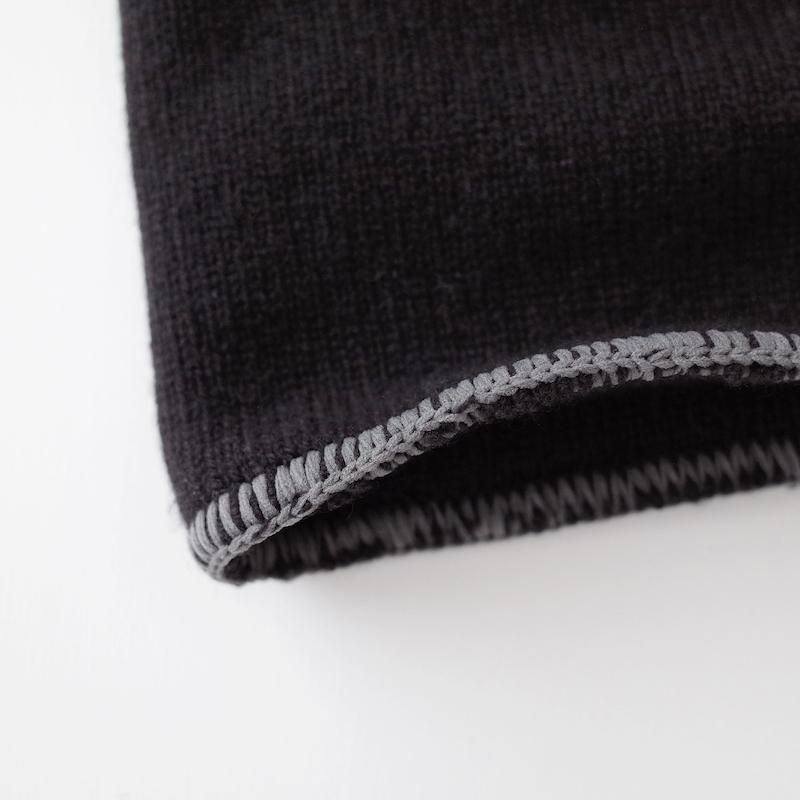 TEMBEA Neck Warmer Cashmere Black / Charcoal