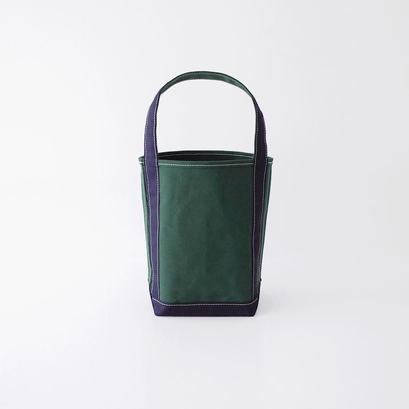 TEMBEA Baguette Tote Small - Forest Green / Oxford Blue