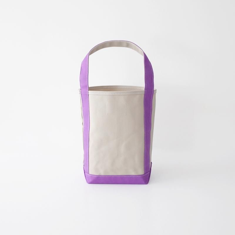 TEMBEA Baguette Tote Small Light Beige / Violet