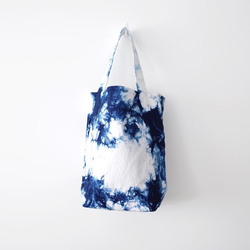 TEMBEA Baguette Tote Indigo Tie-dye
