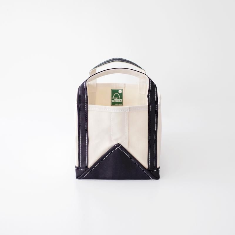 TEMBEA Book Tote Small Natural / Black