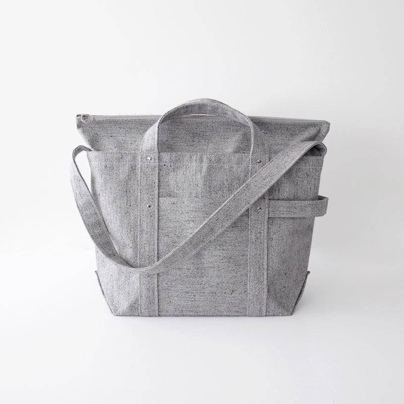 TEMBEA Harvest Tote Large - Gray Mix