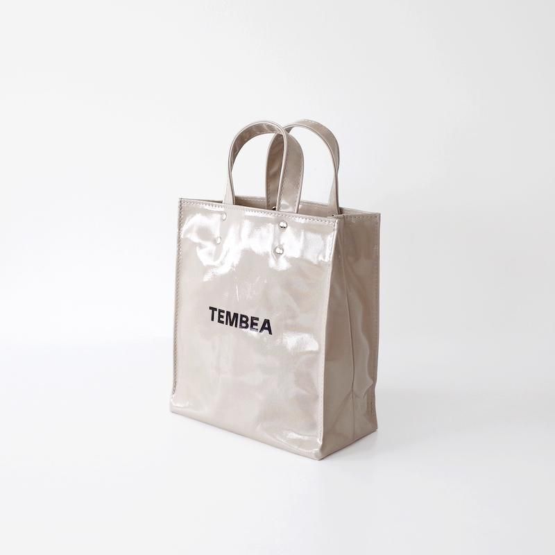 TEMBEA テンベア Paper Tote ペーパートート Small スモール PVC Coating Sand Beige