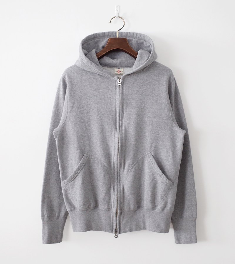 Two Moon No.10191 Light Weight Full Zip Parka Heather Gray