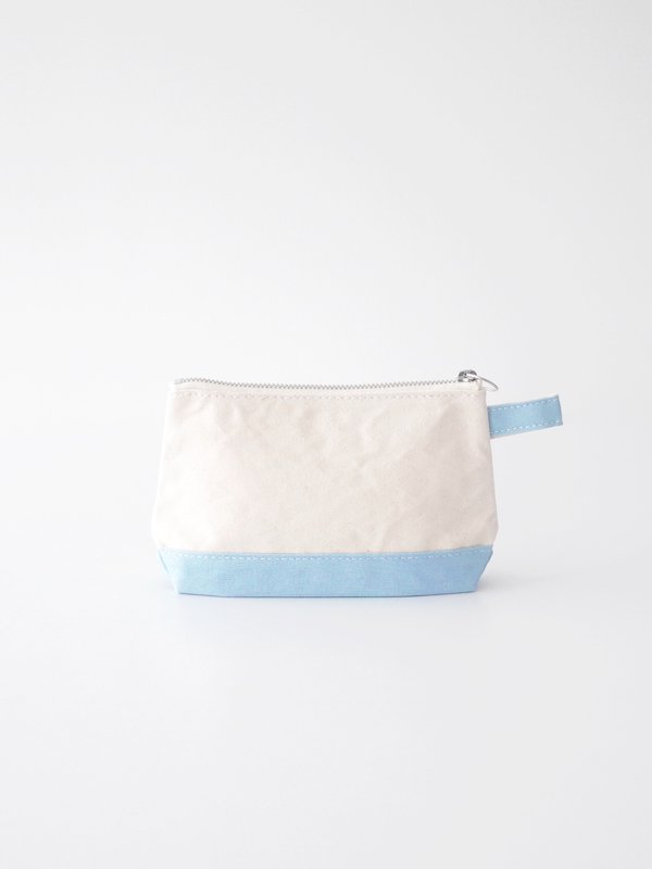 TEMBEA Toiletry Bag - Natural / French Blue
