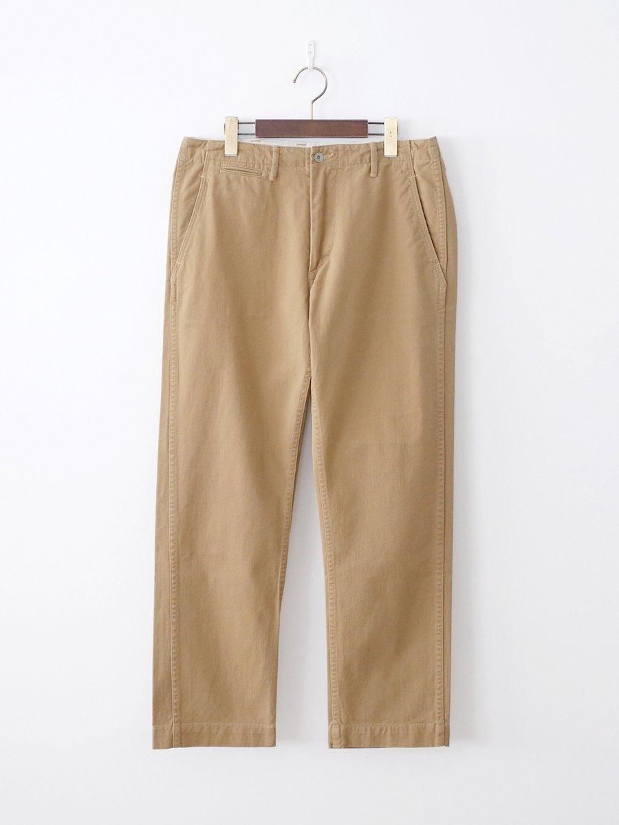<img class='new_mark_img1' src='https://img.shop-pro.jp/img/new/icons21.gif' style='border:none;display:inline;margin:0px;padding:0px;width:auto;' />30%OFForSlow Slim Fit Army Trouser - Khaki