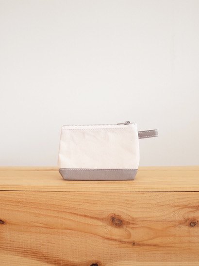 TEMBEA Toiletry Bag Small - Natural / Gray