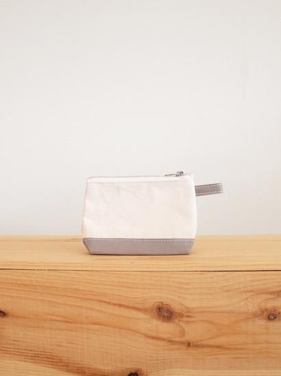 TEMBEA Toiletry Bag Small - Natural / Gray