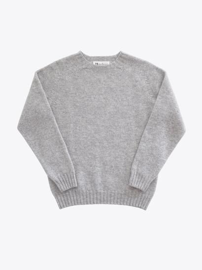 Harley of Scotland シェットランドセーター Silver