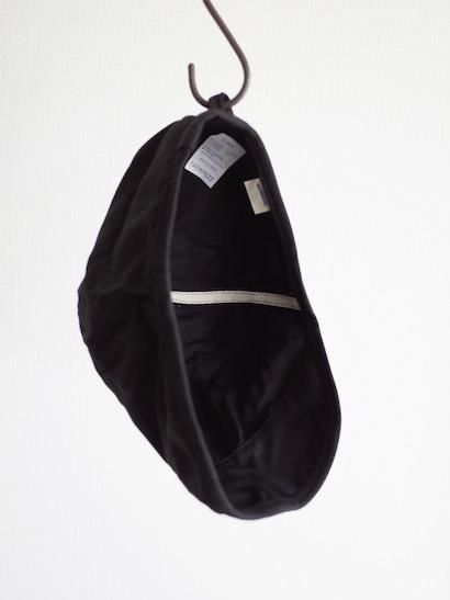 TATAMIZE / work cap ブラック TATAMIZE: WORK CAP . black dnm | RÜCKWÄRTS