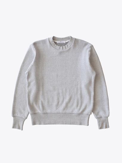 Sbtract Crew Neck Rib Stitch Knit Gray