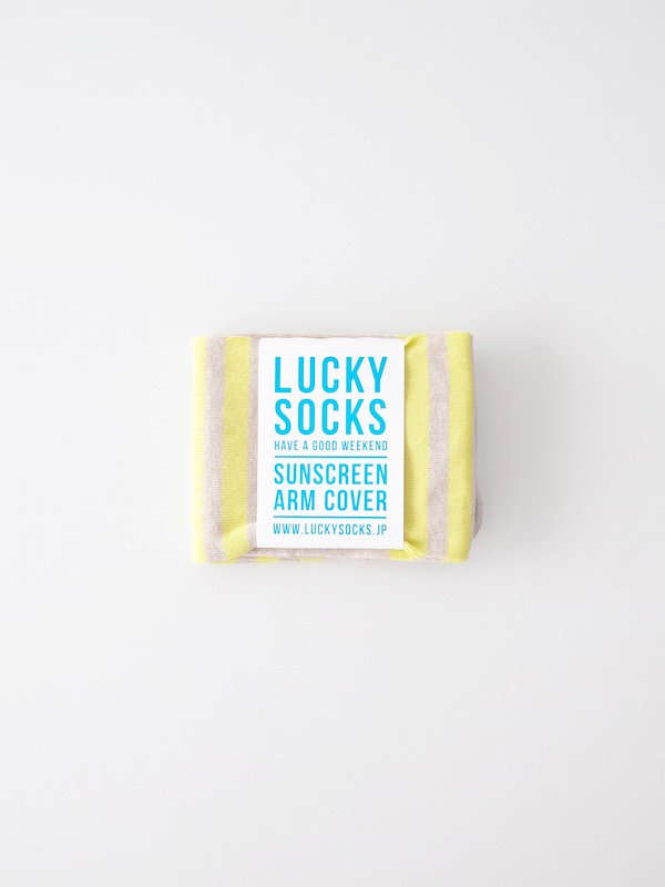 LUCKY SOCKS 󥹥꡼ܡ५С Beige  Lime