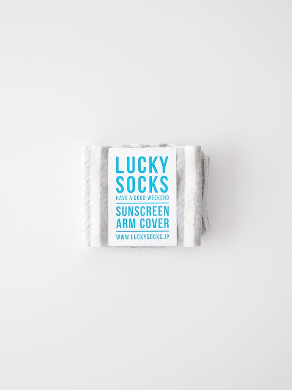 LUCKY SOCKS 󥹥꡼ܡ५С Gray  Ecru