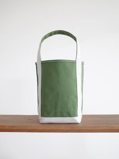 TEMBEA Baguette Tote Small - New Olive / Lt Gray