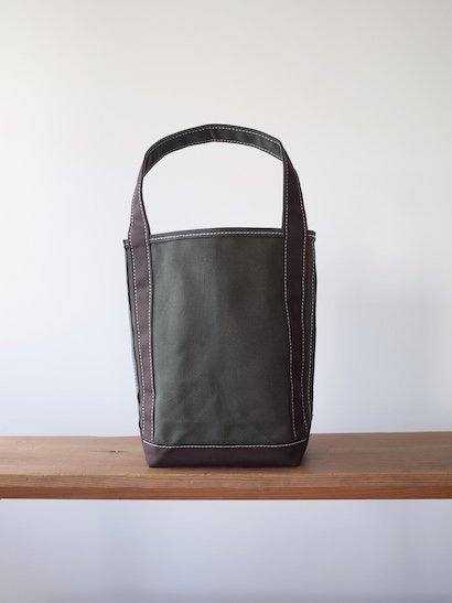 TEMBEA Baguette Tote Small - Olive / Dk Brown