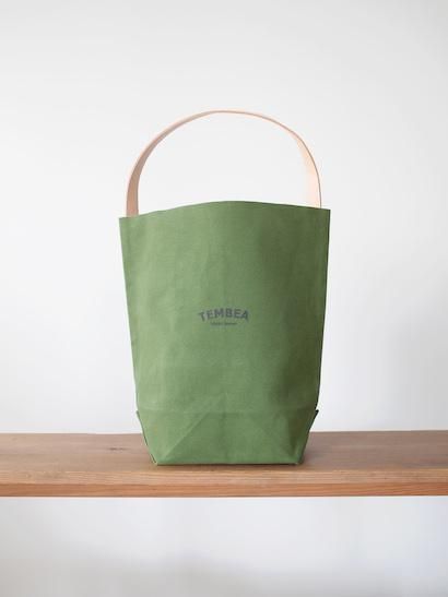 TEMBEA Baguette Tote Logo - New Olive