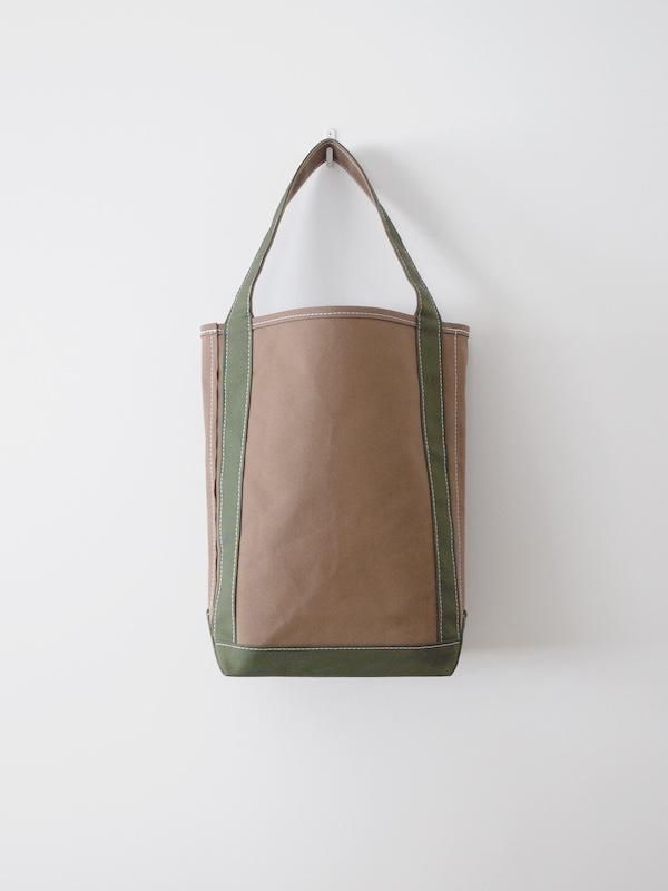 TEMBEA Baguette Tote - Khaki / Deep Green