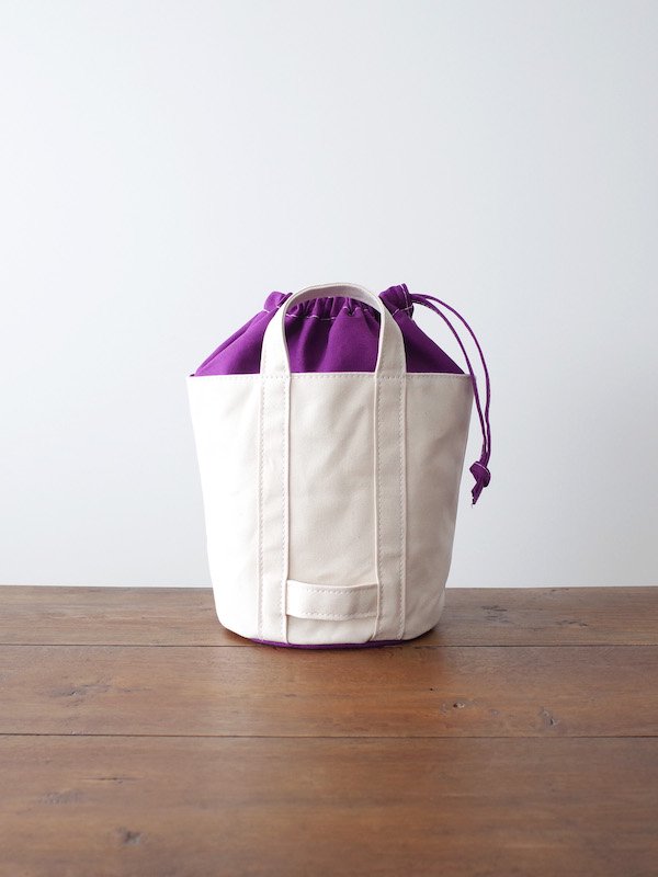 TEMBEA Delivery Tote Small Basic - Natural / Purple