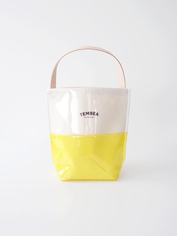 TEMBEA Baguette Tote 2Tone PVC - Clear / Yellow