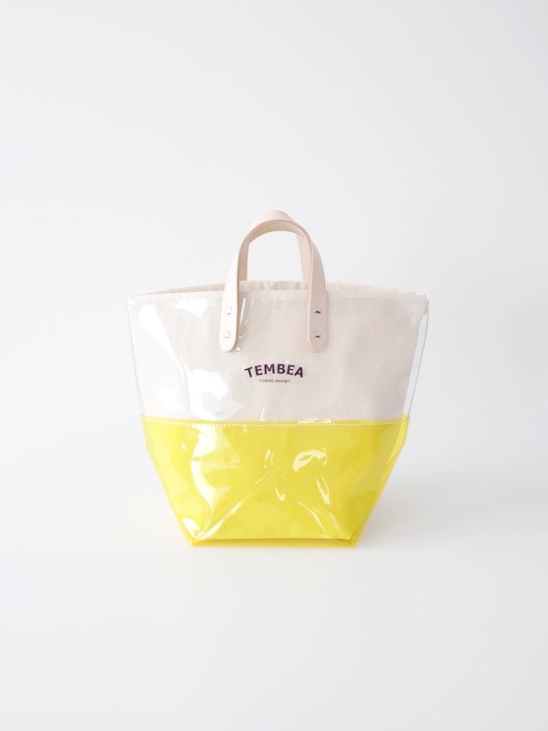 TEMBEA Delivery Tote 2Tone PVC - Clear / Yellow