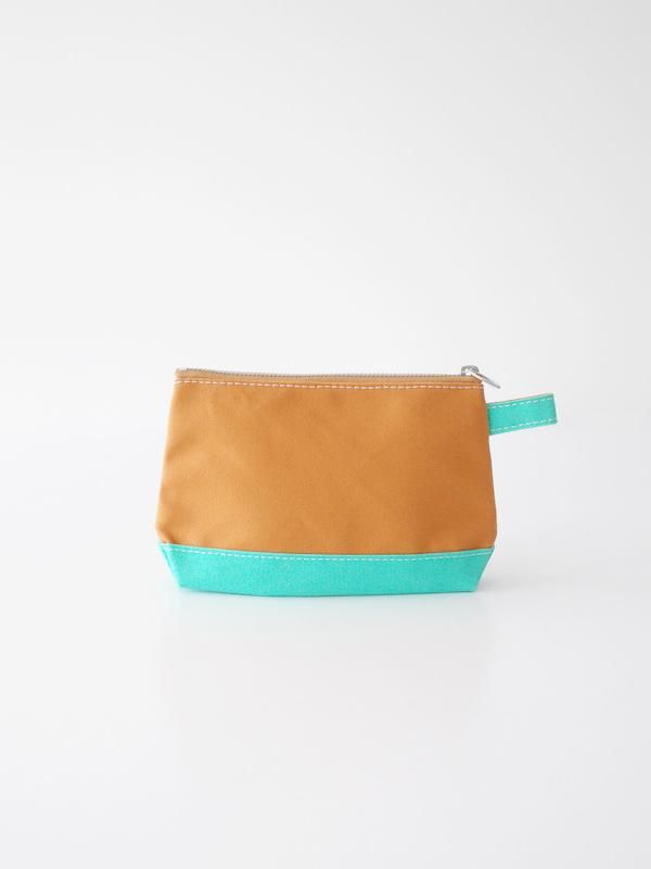 TEMBEA Toiletry Bag - Camel / Mint