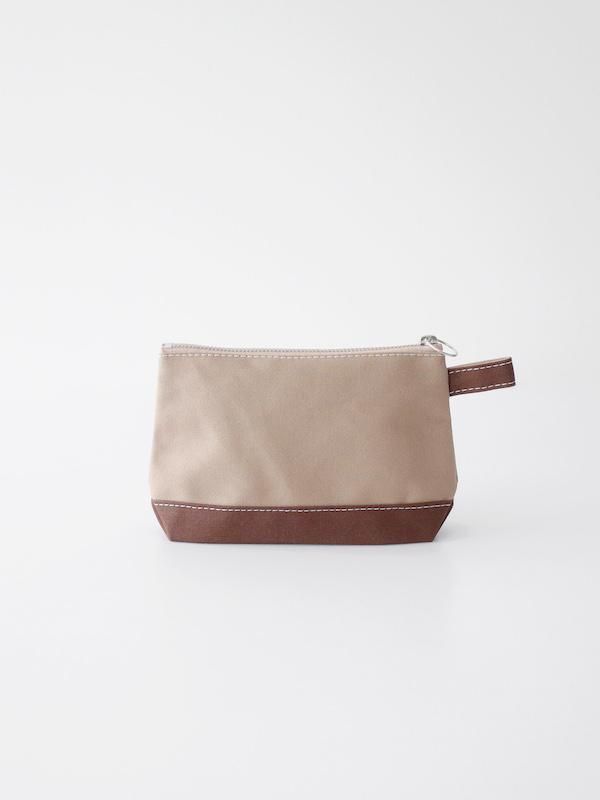 TEMBEA Toiletry Bag - Beige / Choco