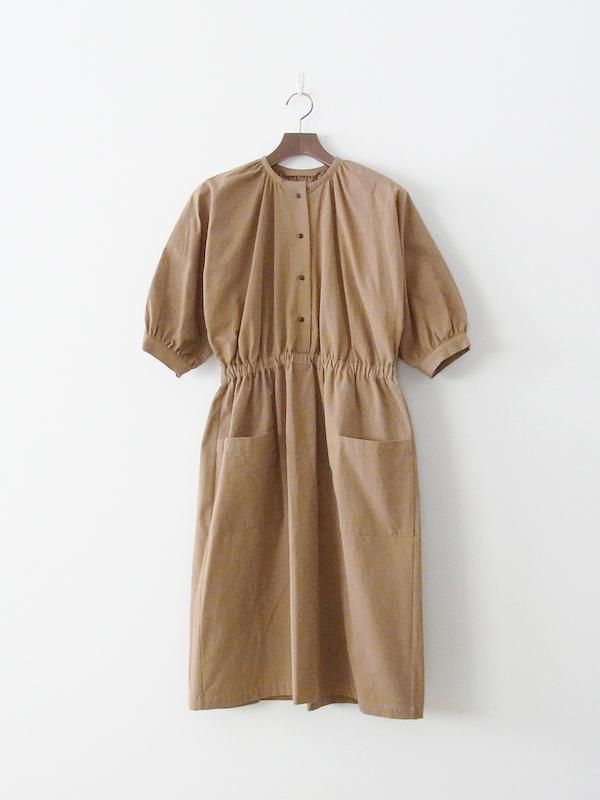 Atelier D Antan Meurent コットンワンピース Khaki