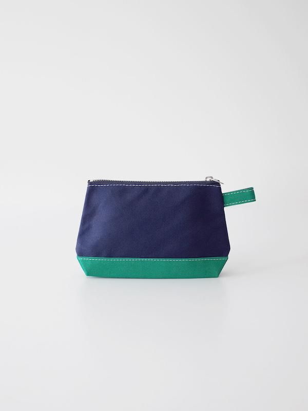 TEMBEA Toiletry Bag - Navy / Lt Green