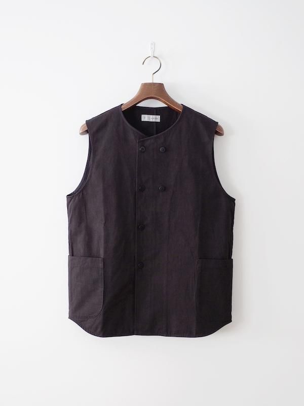 ANAYI 黒 ダブルブレスト ロングジレ ANAYI ブラックダブル