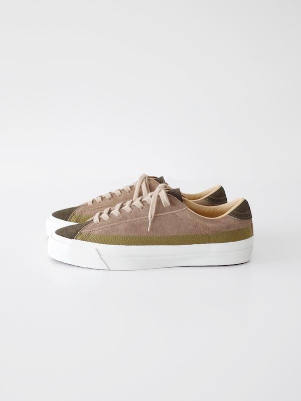 ASAHI BELTED LOW SUEDE - OLIVE / TAUPE