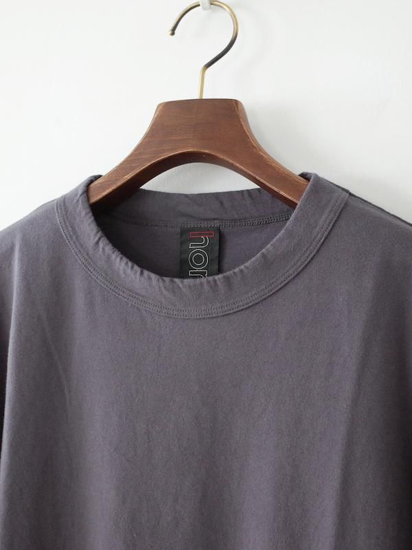homspun (ホームスパン) 天竺長袖Tシャツ トップミディアム