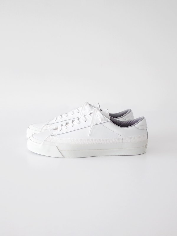 ASAHI BELTED LOW LEATHER - WHITE