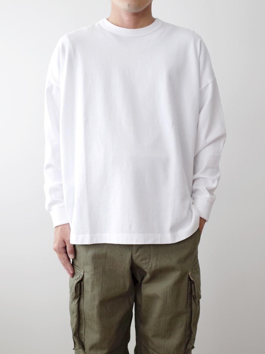 長袖プルオーバー 楽天市場】homspun ホームスパン 40/2天竺 長袖プルオーバー 長袖