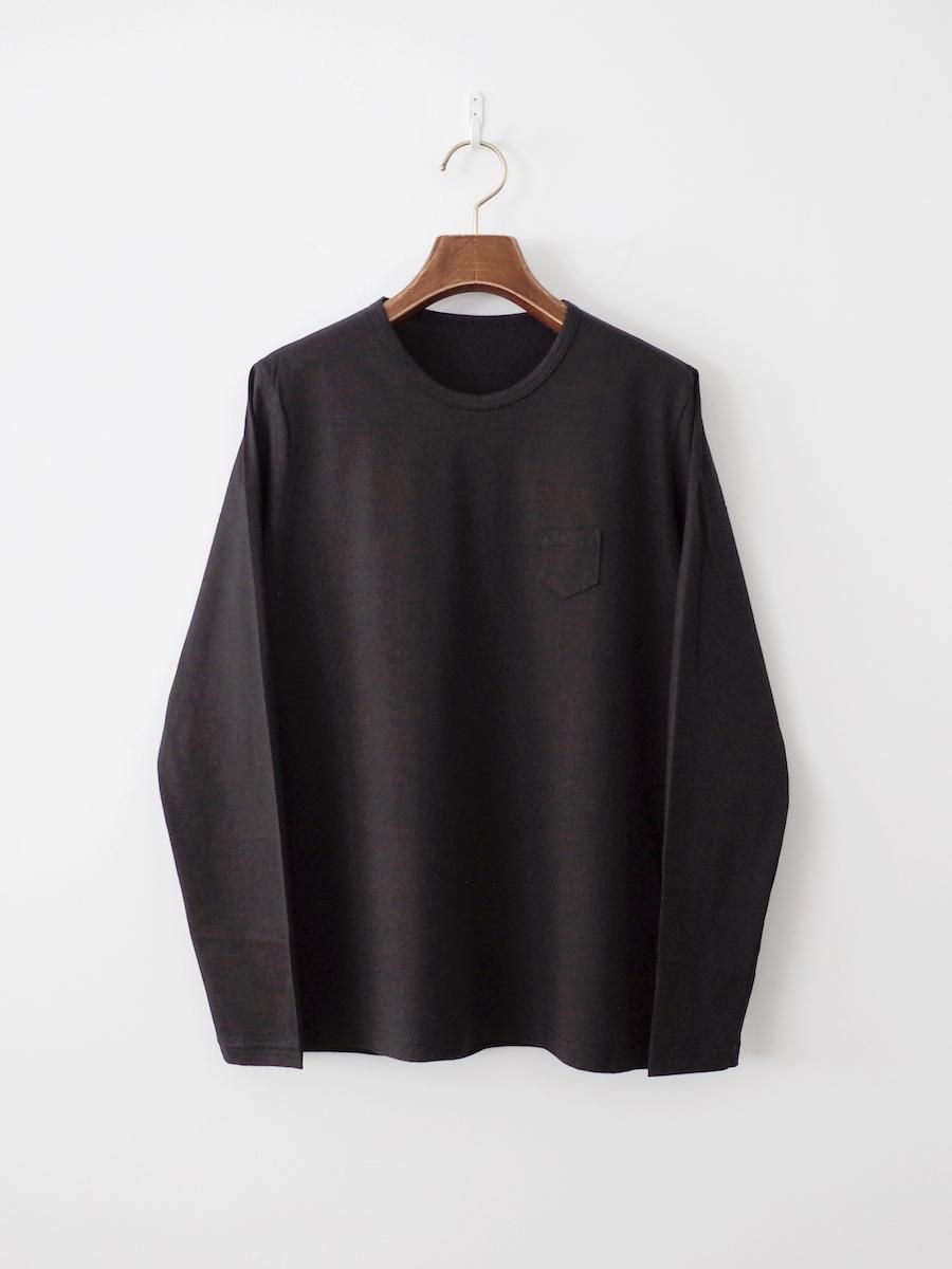 美品⭐︎ゴーシュ　66/1リネン　プルオーバーブラウス　黒 美品⭐︎ゴーシュ 66/1リネン プルオーバーブラウス 黒 美品