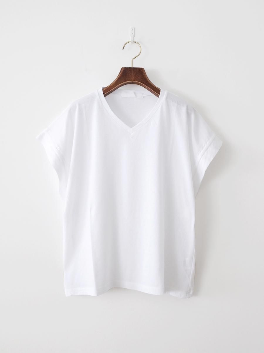 新品*未使用 homspun(ホームスパン)半袖プルオーバー
