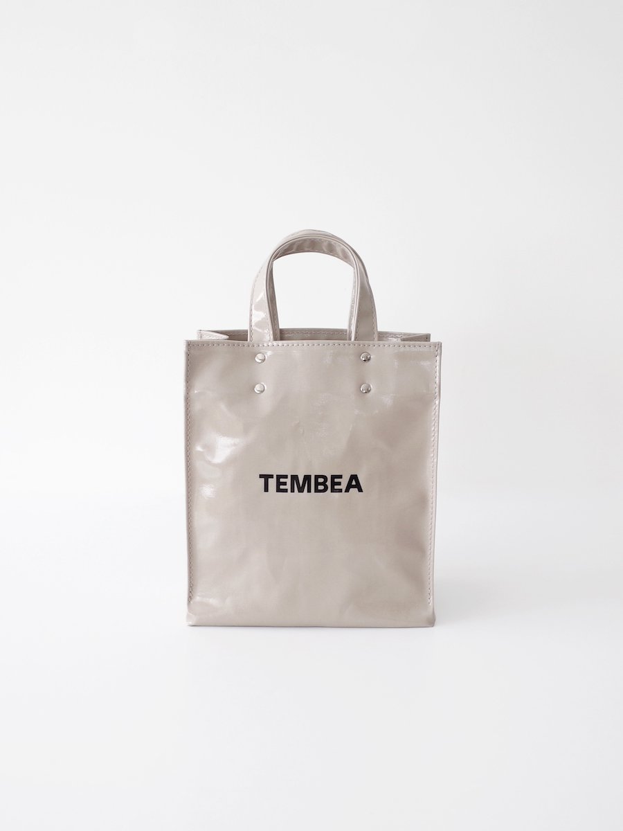 TEMBEA Paper Tote Small PVC Coating - Sand Beige