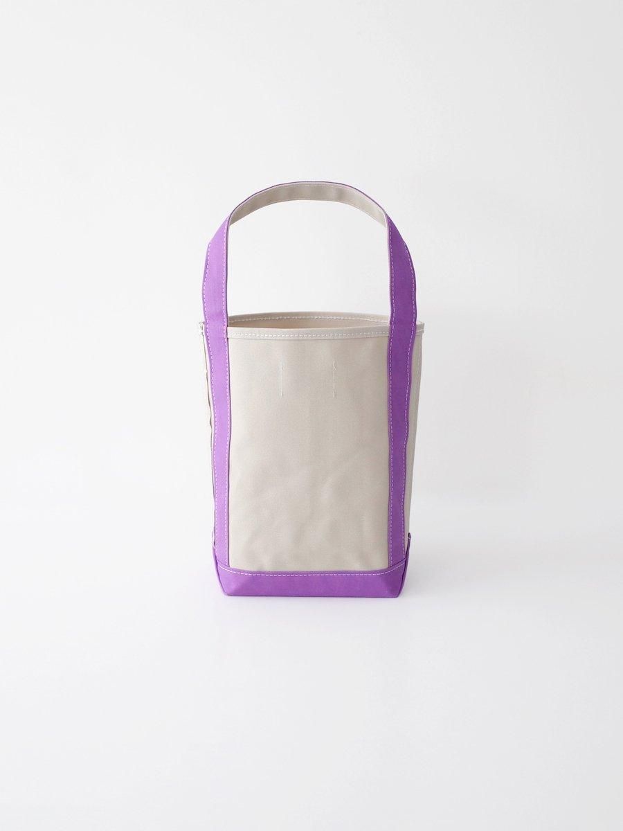 TEMBEA Baguette Tote Small - Light Beige / Violet