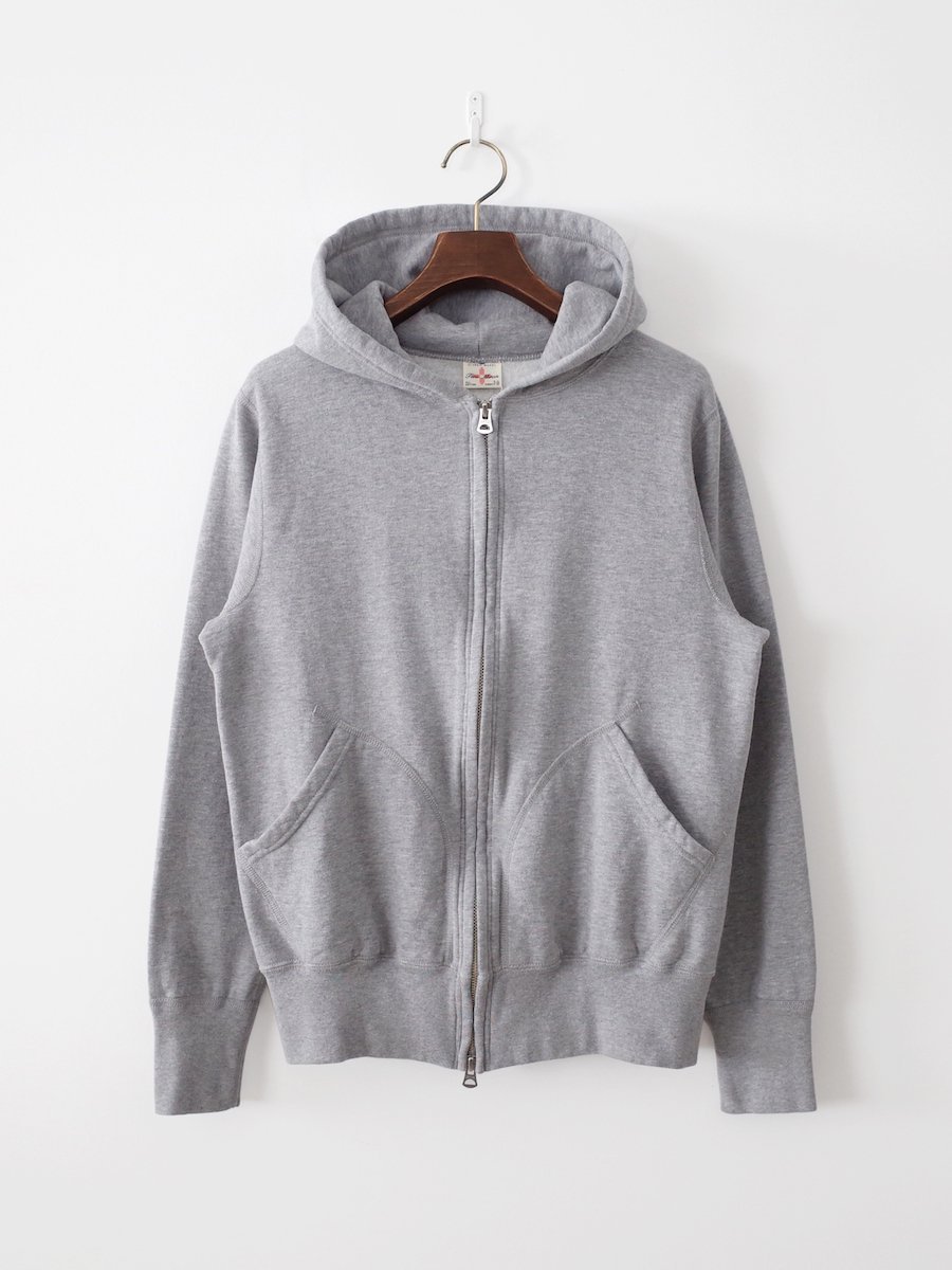 Two Moon No.10191 Light Weight Full Zip Parka - Heather Gray