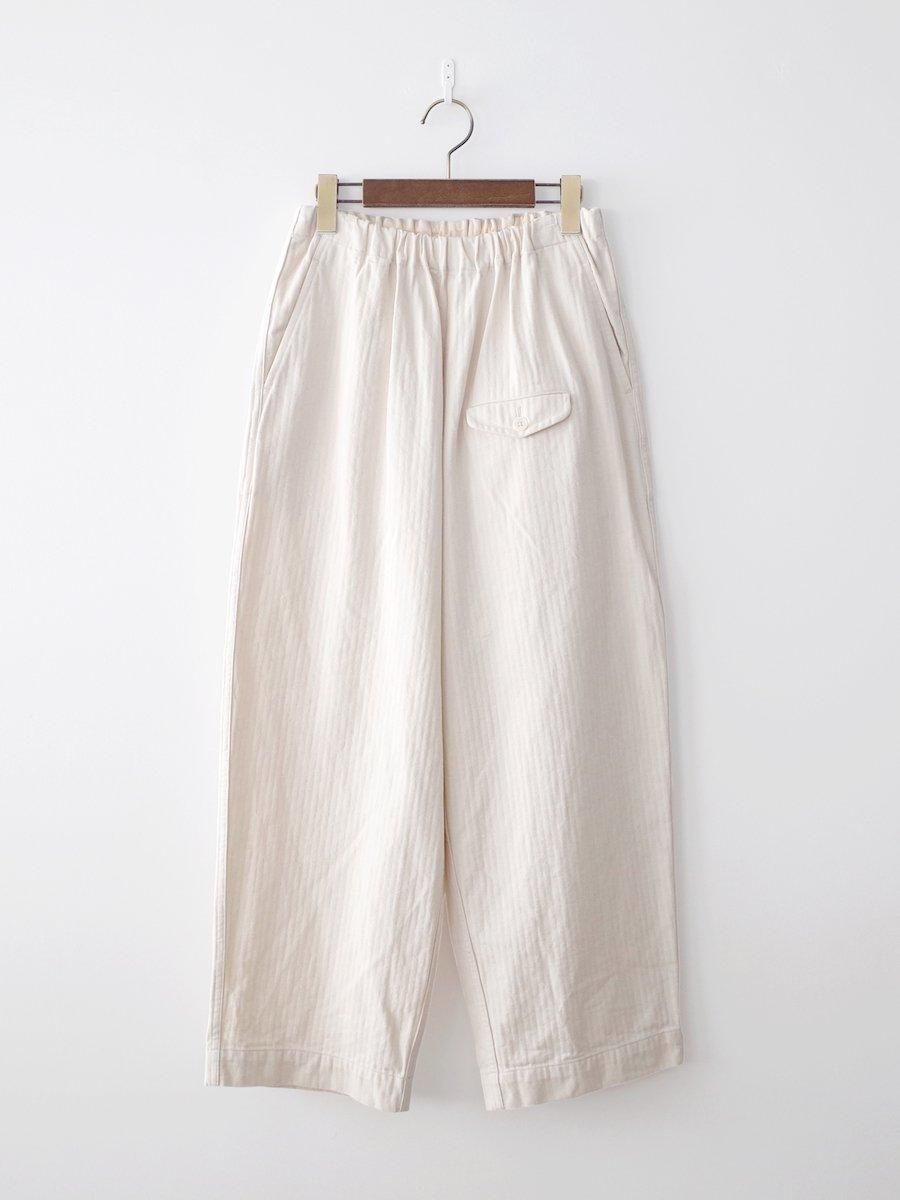 ゴーシュ コットンオックス ワイドキュロットパンツ - SUSCON +