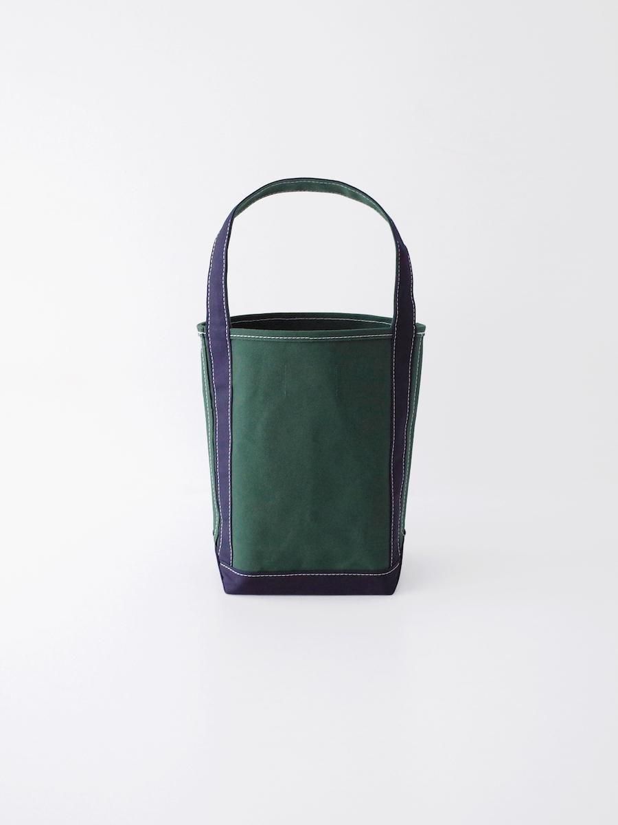 TEMBEA Baguette Tote Small - Forest Green / Oxford Blue