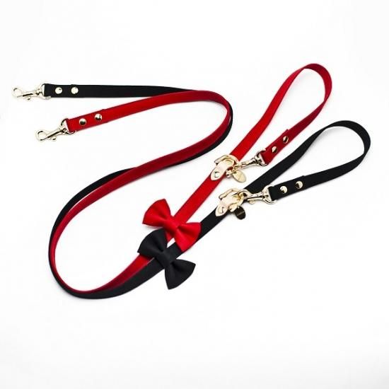 ☆minttan☆ミントタン☆ビビッドリボン首輪＆リードセット