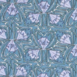 Art nouveau floral patterns  / ブルー