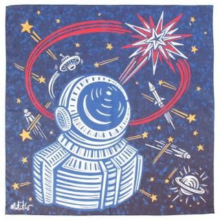 Astronaut and star