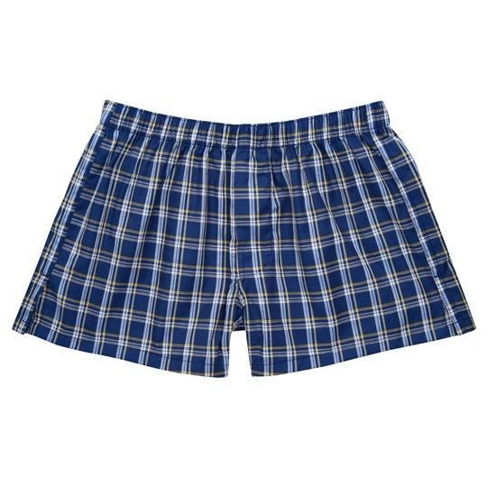 short パナマチェックネイビーイエロートランクス - TOKYO